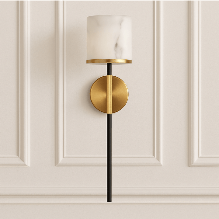 Callum Wall Light - Brass & Alabaster Effect LiangAndEimil 2