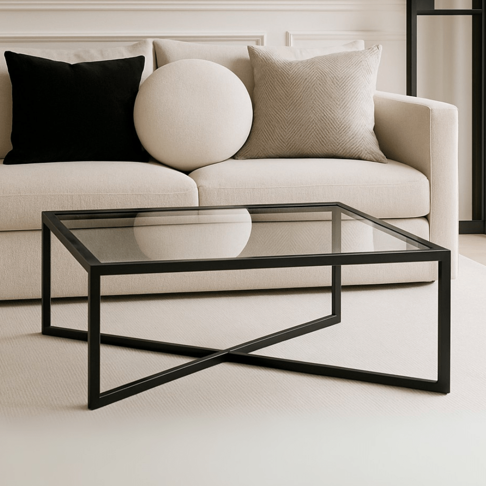 Musso Square Coffee Table - Black LiangAndEimil 2