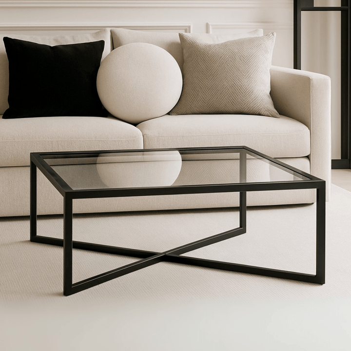 Musso Square Coffee Table - Black LiangAndEimil 2