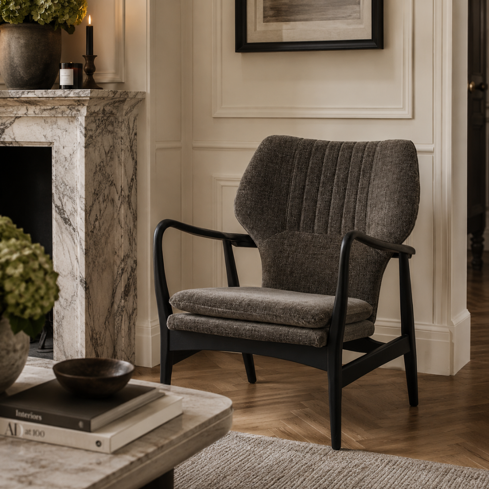 Oakham Accent Chair - Mouse