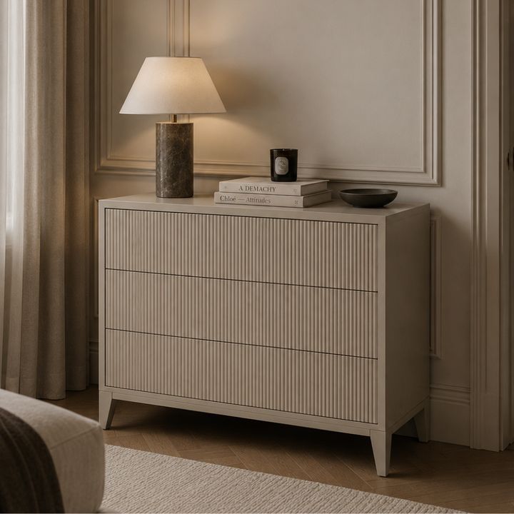 Amur 3 Drawer Chest - Grey