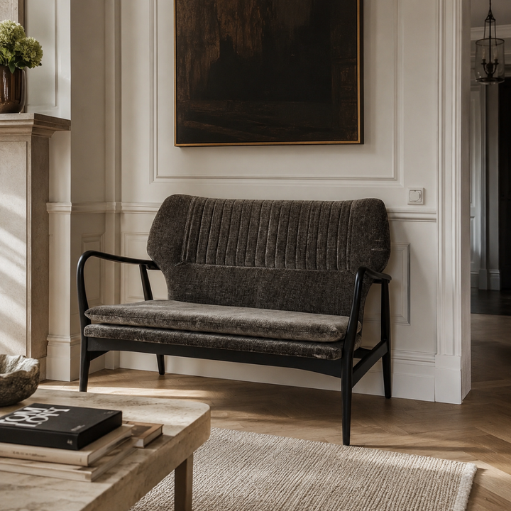 Oakham 2 Seater Accent Chair - Mouse