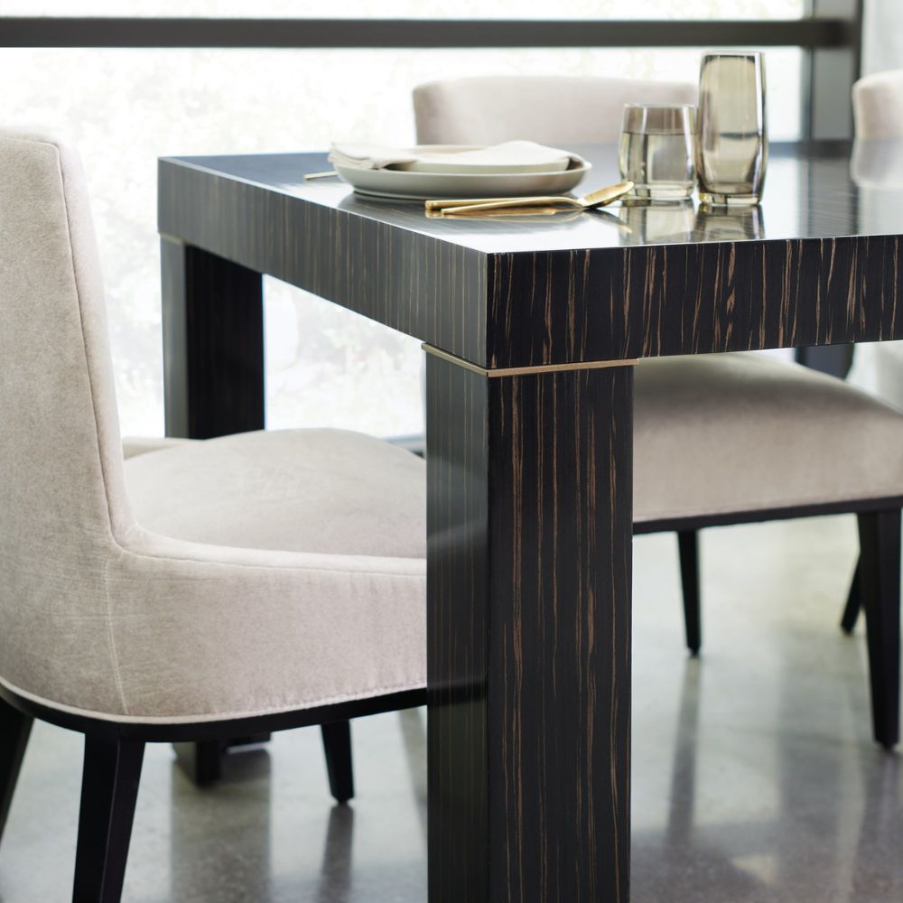  Caracole-Caracole Modern Edge Dining Table-Brown 829 