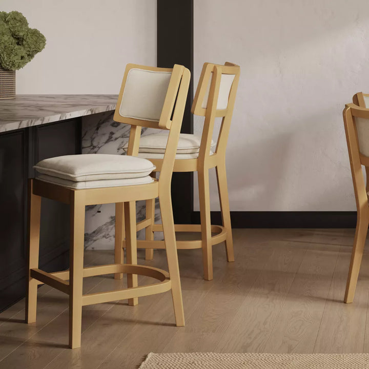 Marton Wooden Counter Stool
