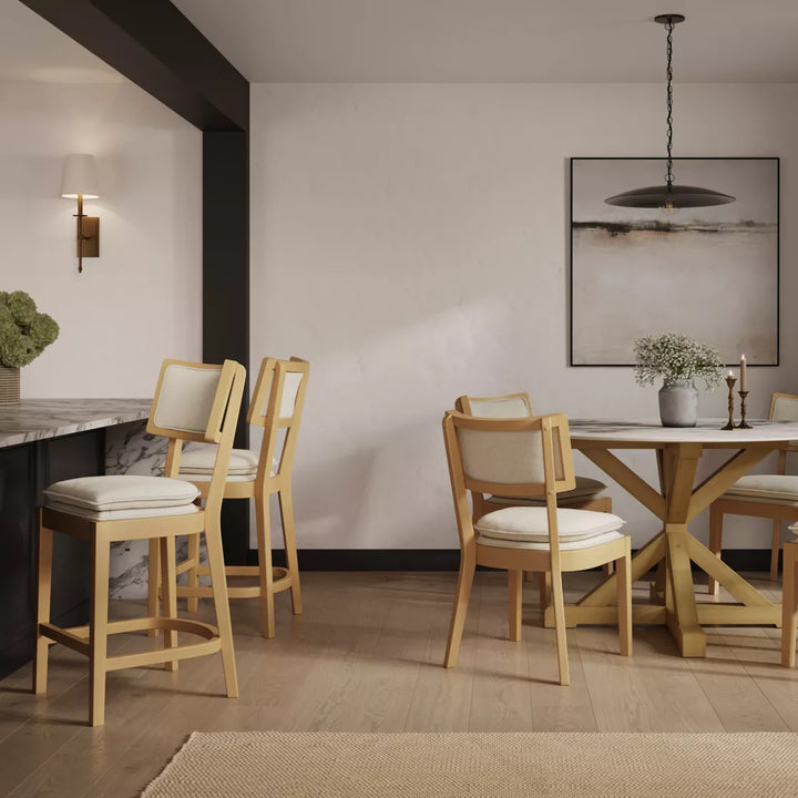 Marton Wooden Counter Stool
