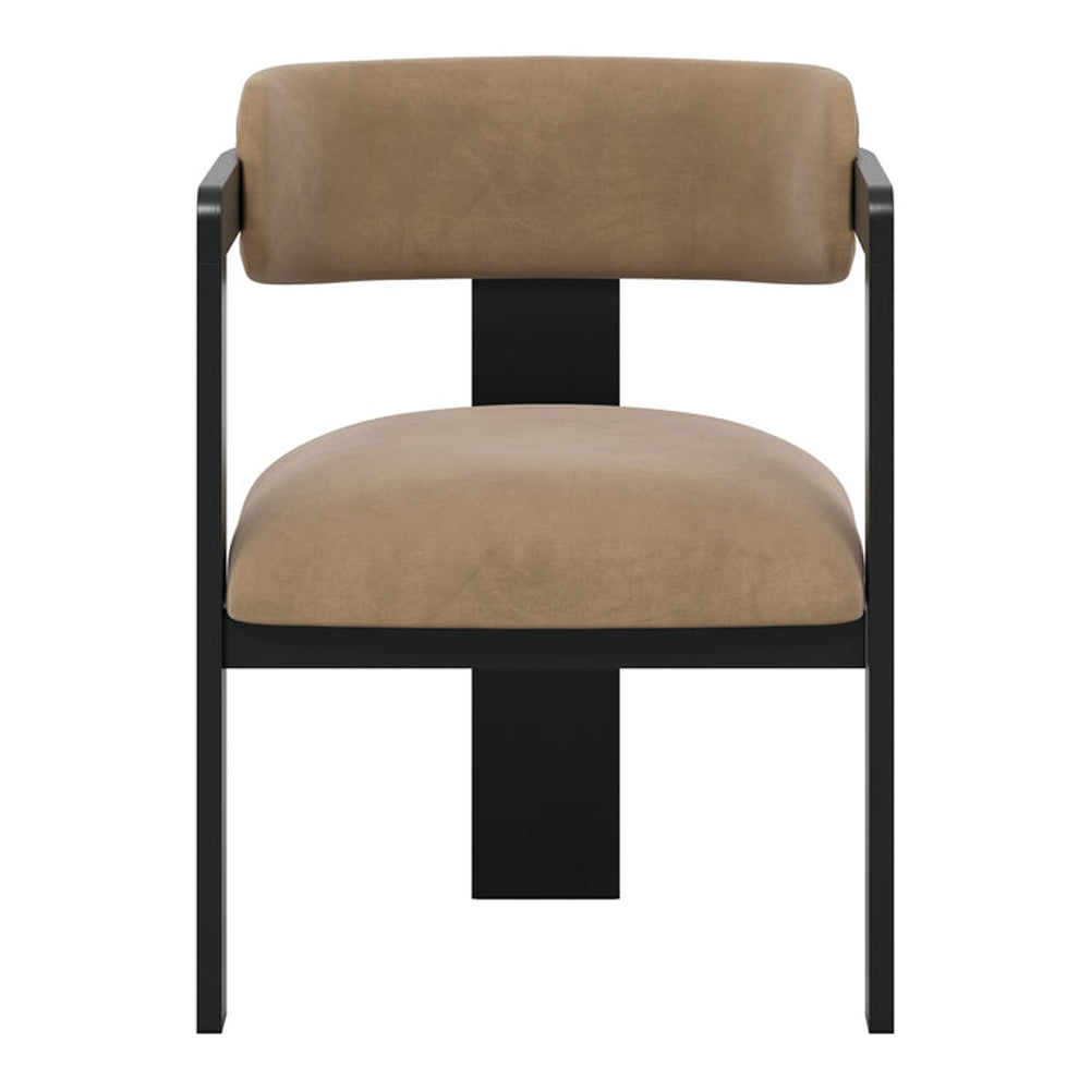 O&Co Mailah Dining Chair in Mole & Black