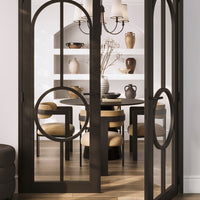 O&Co Mailah Dining Chair in Mole & Black