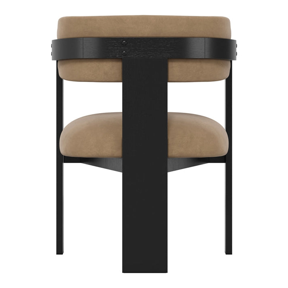 O&Co Mailah Dining Chair in Mole & Black