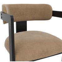 O&Co Mailah Dining Chair in Mole & Black