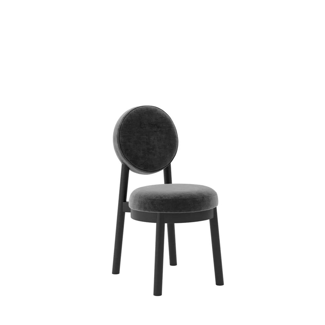 Margot Velvet Chenille Set of 2 Dining Chairs - Monument