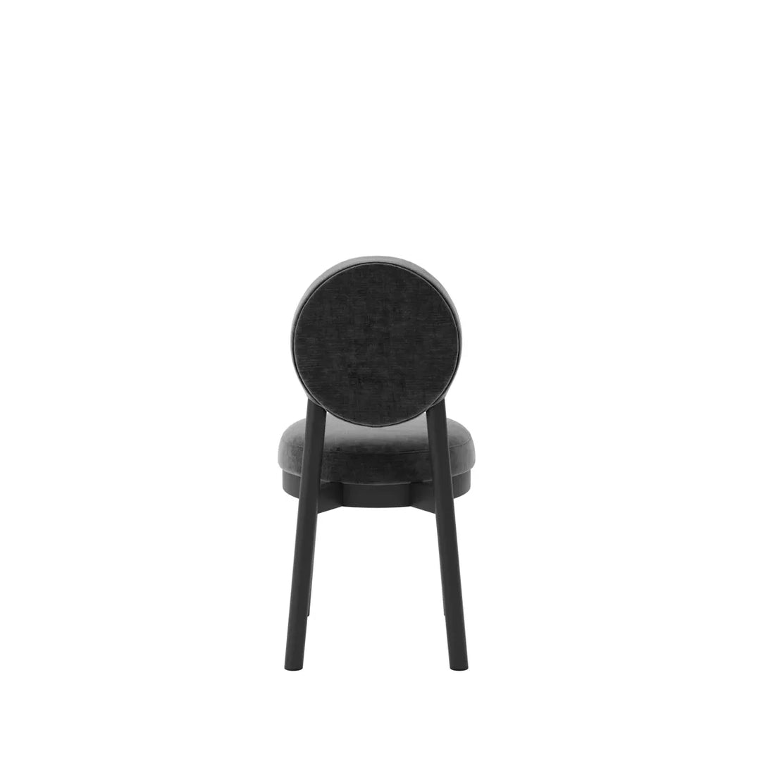 Margot Velvet Chenille Set of 2 Dining Chairs - Monument