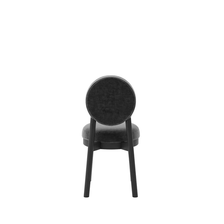 Margot Velvet Chenille Set of 2 Dining Chairs - Monument