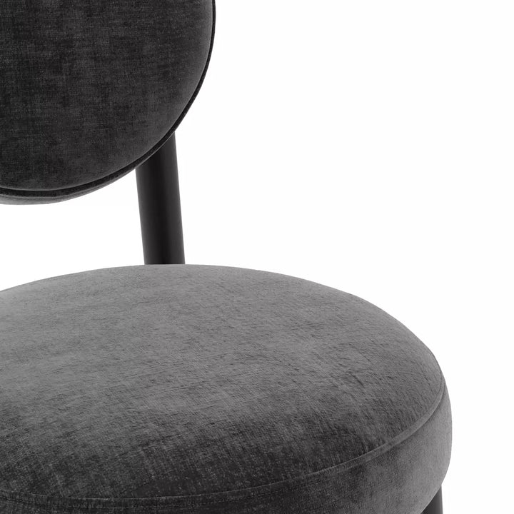 Margot Velvet Chenille Set of 2 Dining Chairs - Monument