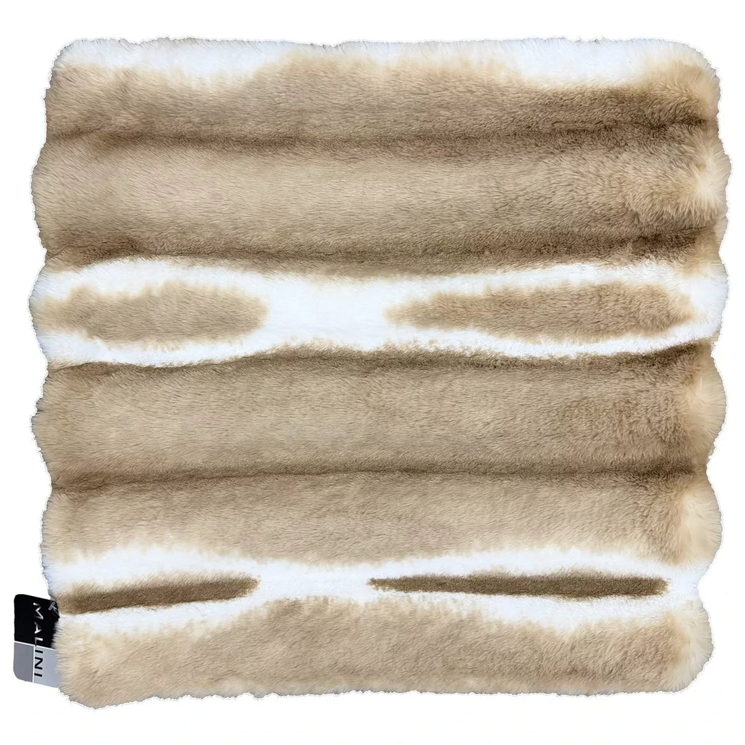 Rutland Faux Fur Cushion 50x50cm - Natural