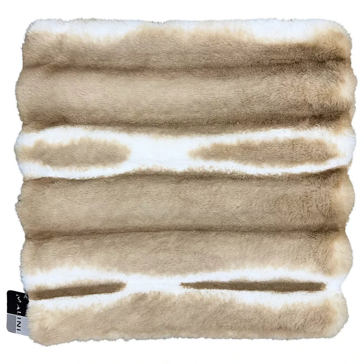 Rutland Faux Fur Cushion 50x50cm - Natural