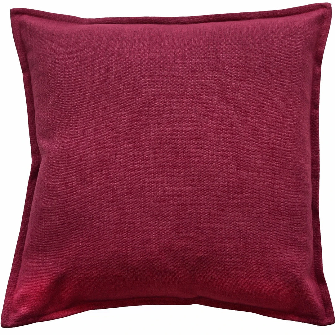 Tia Linen Blend Cushion - Fuschia