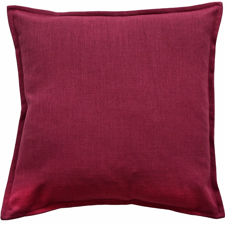 Tia Linen Blend Cushion - Fuschia