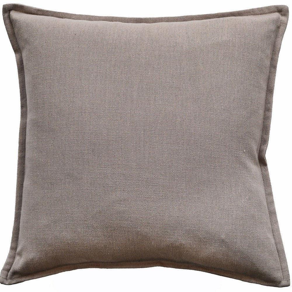 Tia Linen Blend Cushion - Taupe | Outlet Olivia's 1