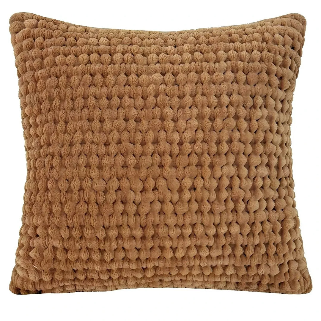 Tuffra Bobble Texture Cushion 50x50cm - Tan