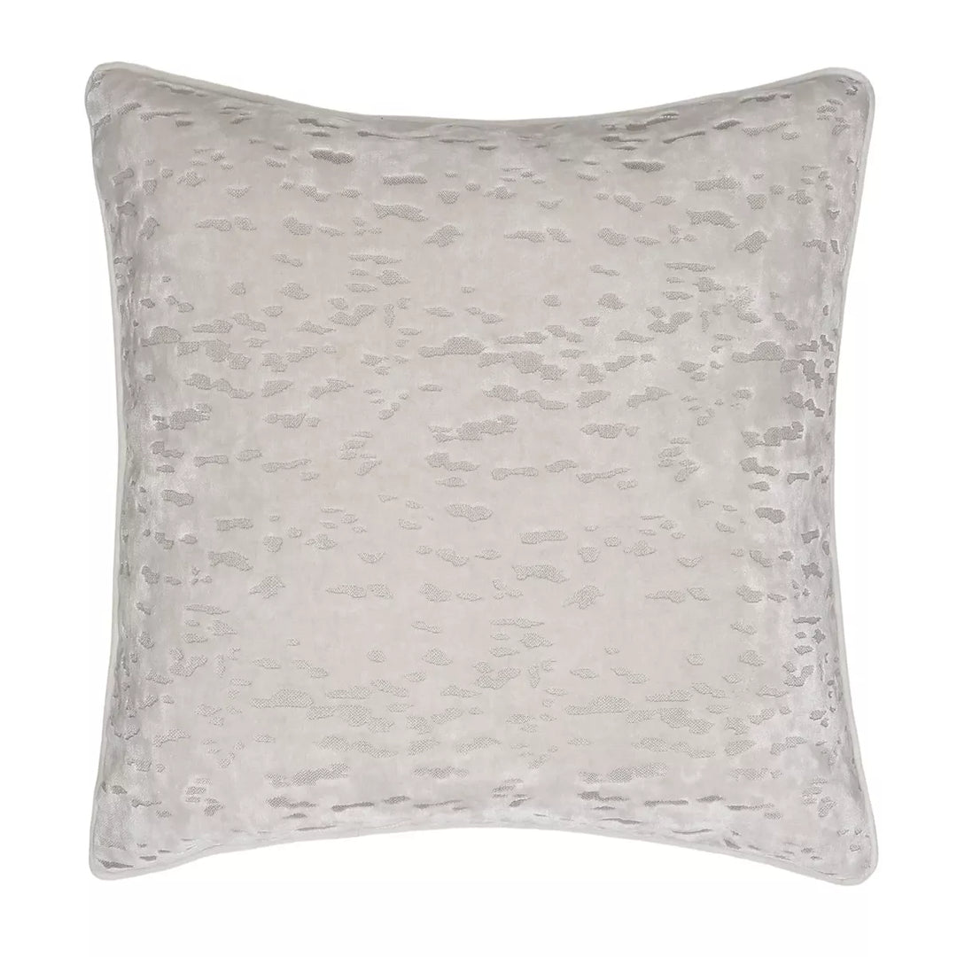 Drip Happens Cut Velvet Slash Cushion - Ivory