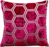 Malini Large Ivor Cushion in Fuschia