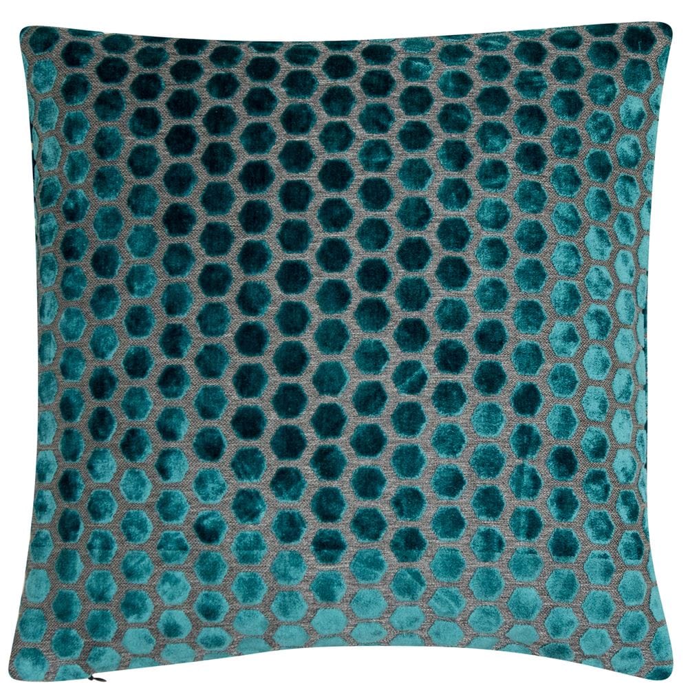 Malini Large Jorvik Cushion in Teal