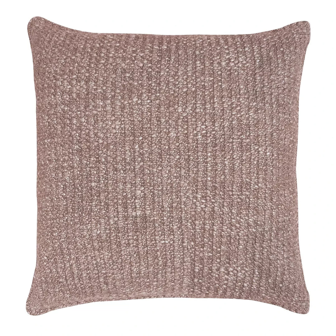 Kashi Chunky Washed Knit Cushion 50x50cm - Chocolate