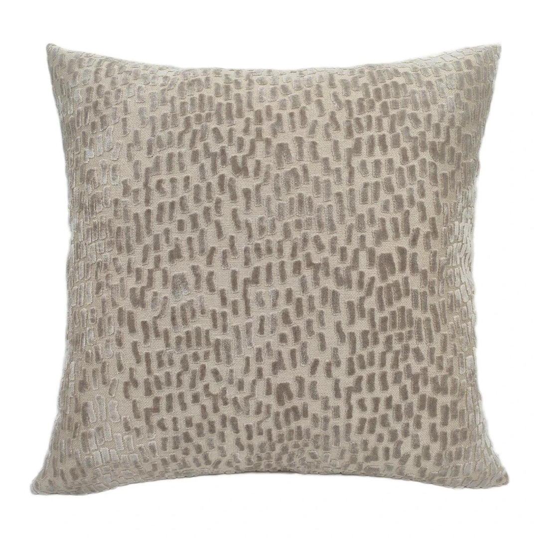 Melody Velvet Dash Cushion - Taupe