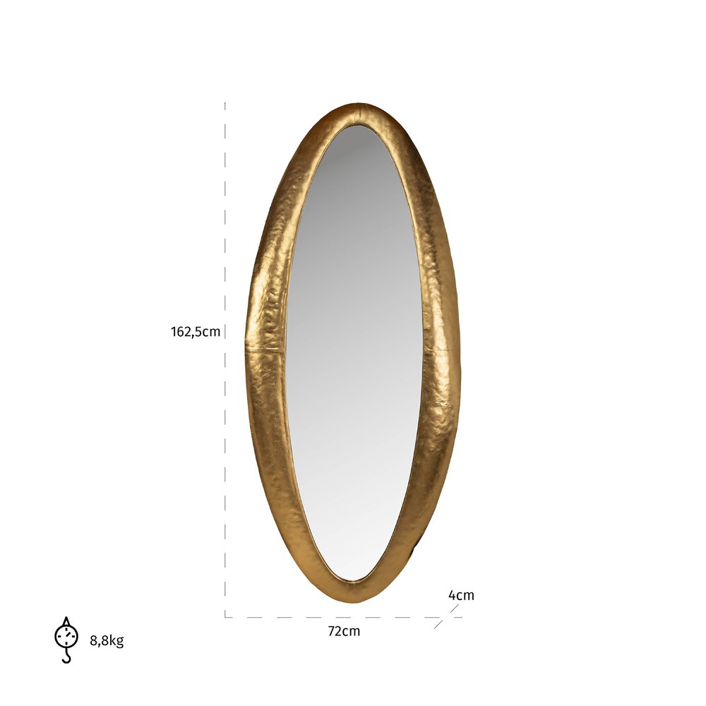 Richmond Interiors Belia Gold Mirror