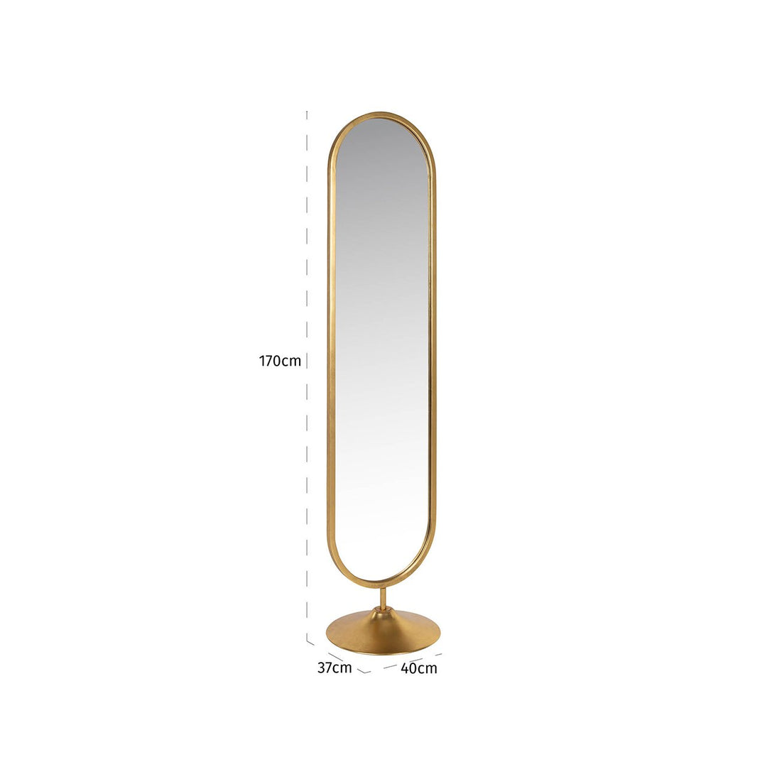 Moya Gold Mirror on Stand Richmond 4