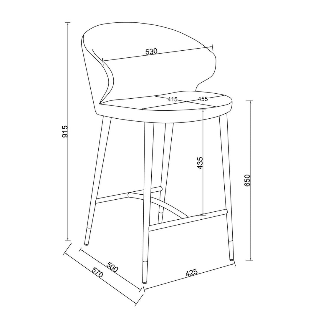 Bellroy Barstool - Vintage Eco Pelle Honey