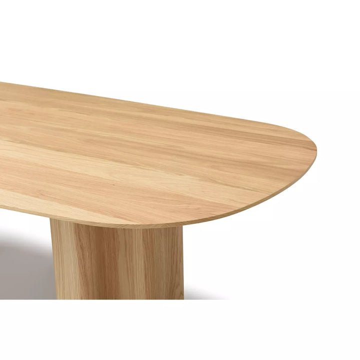 Moon Dining Table 240cm - Light Oak