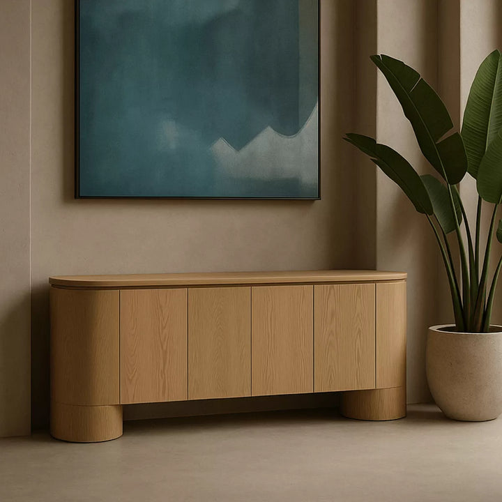 Berwick 4 Door Buffet - Ash Oak