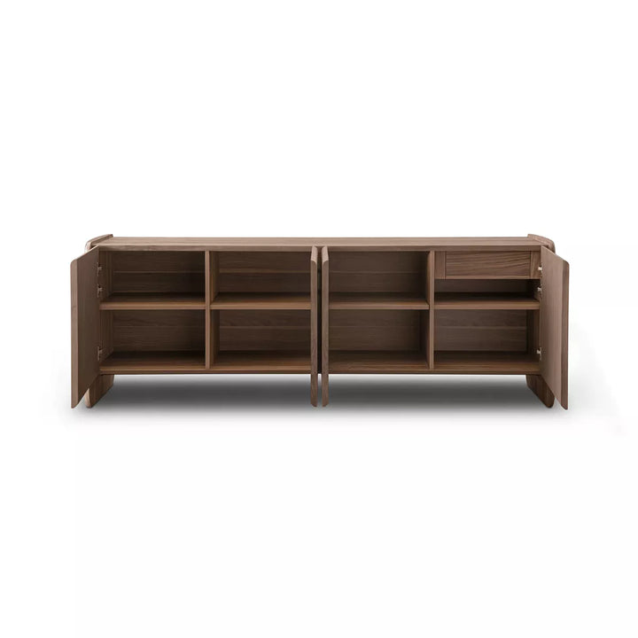 Underline 4 Door Buffet - Light Walnut