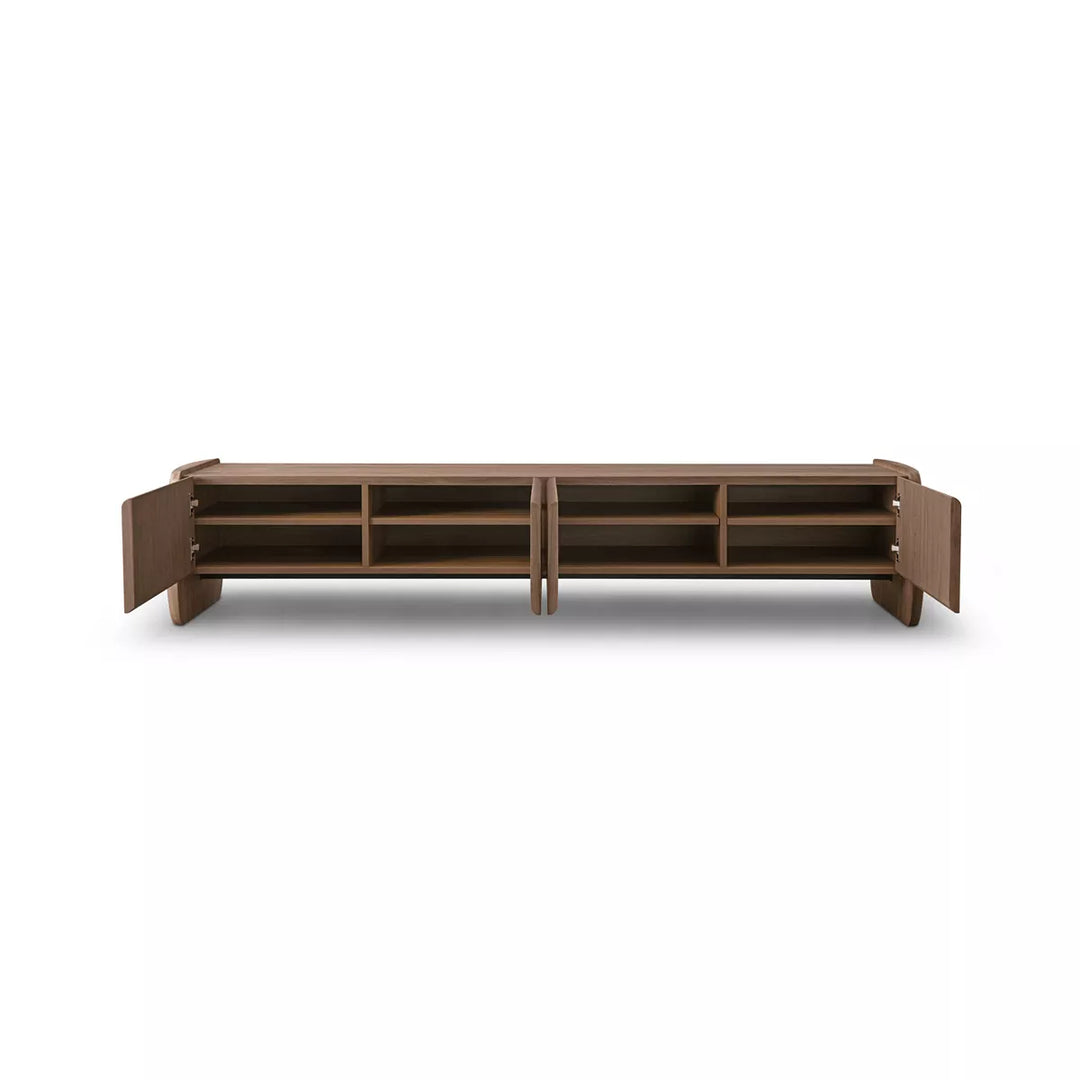 Underline TV Unit - Light Walnut
