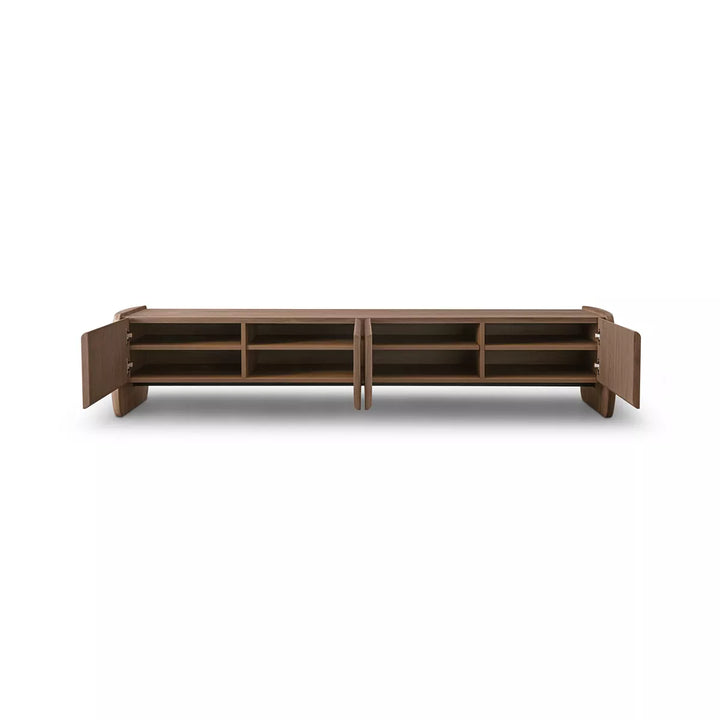 Underline TV Unit - Light Walnut