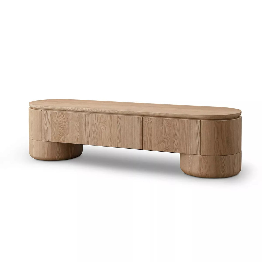 Berwick TV Unit - Ash Oak