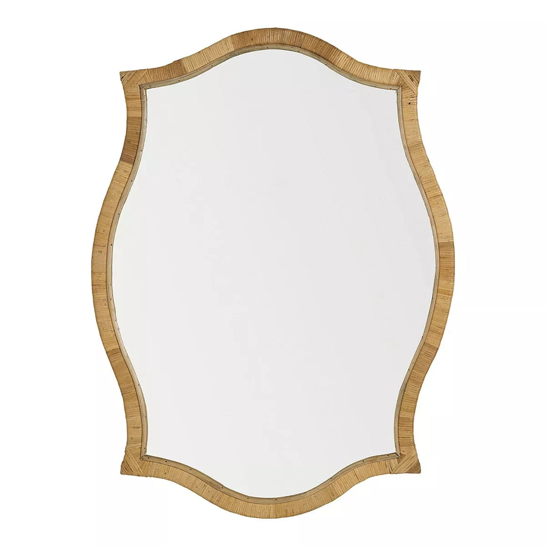 Anna Hand Woven Rattan Mirror
