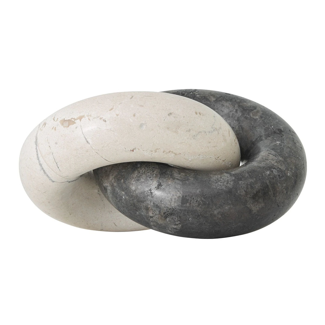 Chain Round Marble Ornament