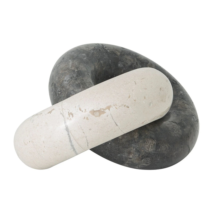 Chain Round Marble Ornament