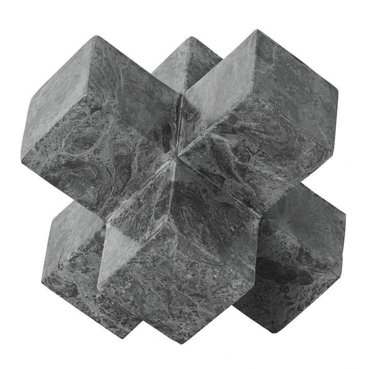 Wavebreaker Marble Ornament - Black