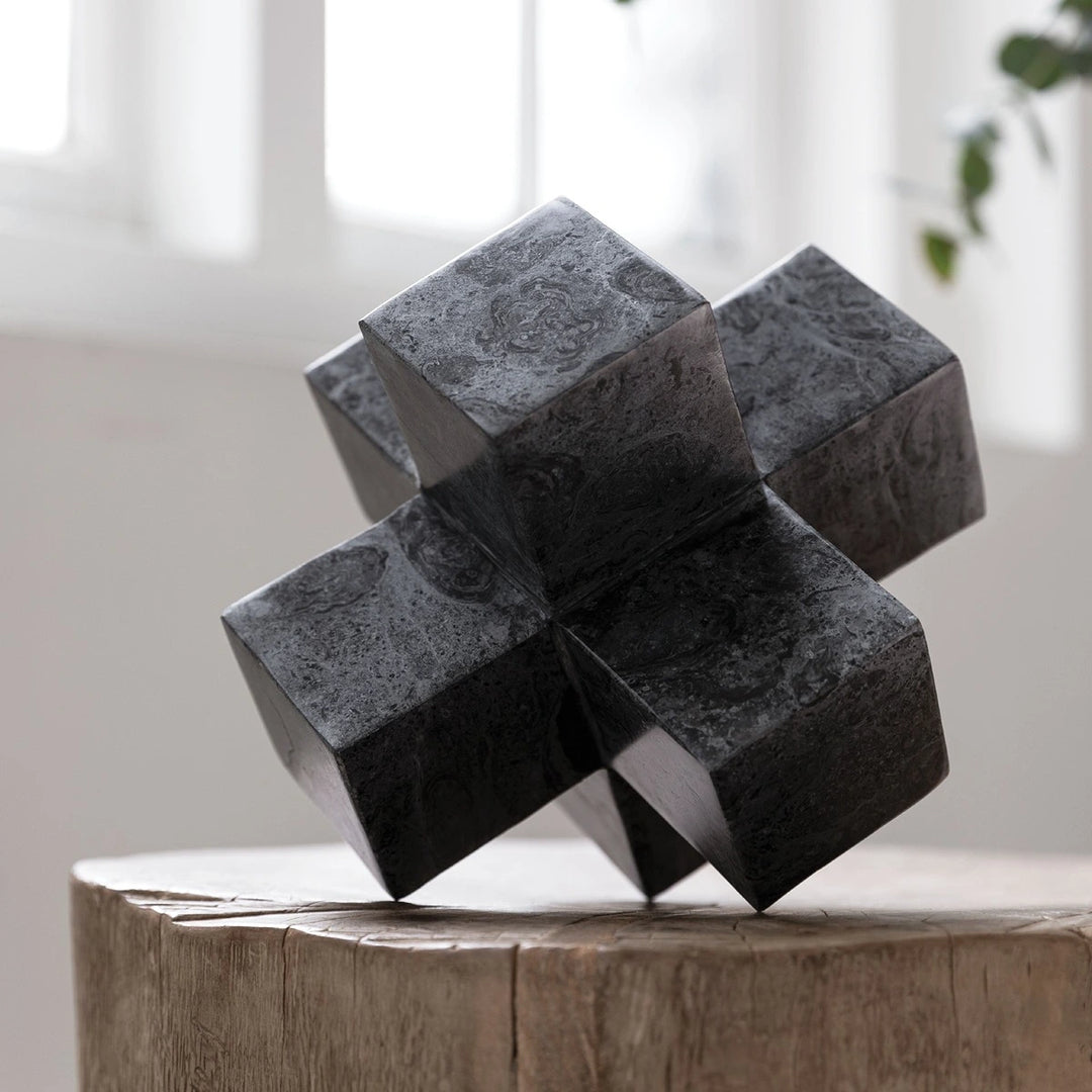 Wavebreaker Marble Ornament - Black