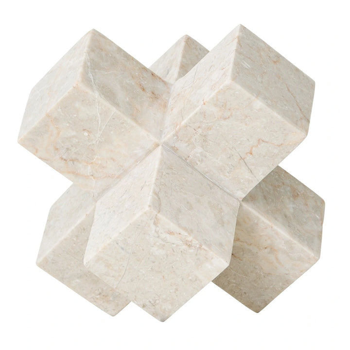 Wavebreaker Marble Ornament - White