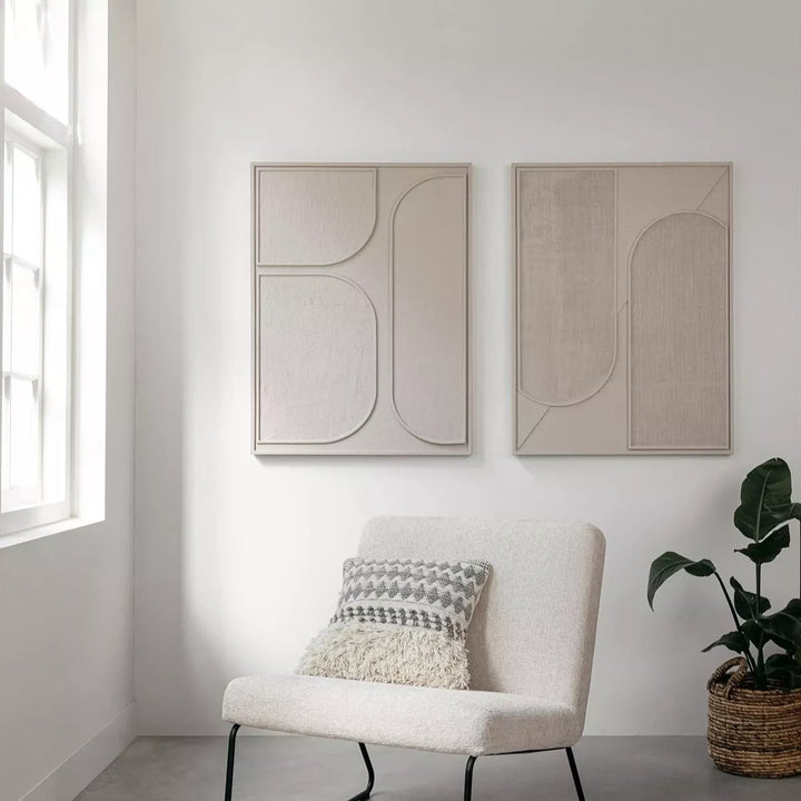 Lorcan Wall Art - Cream