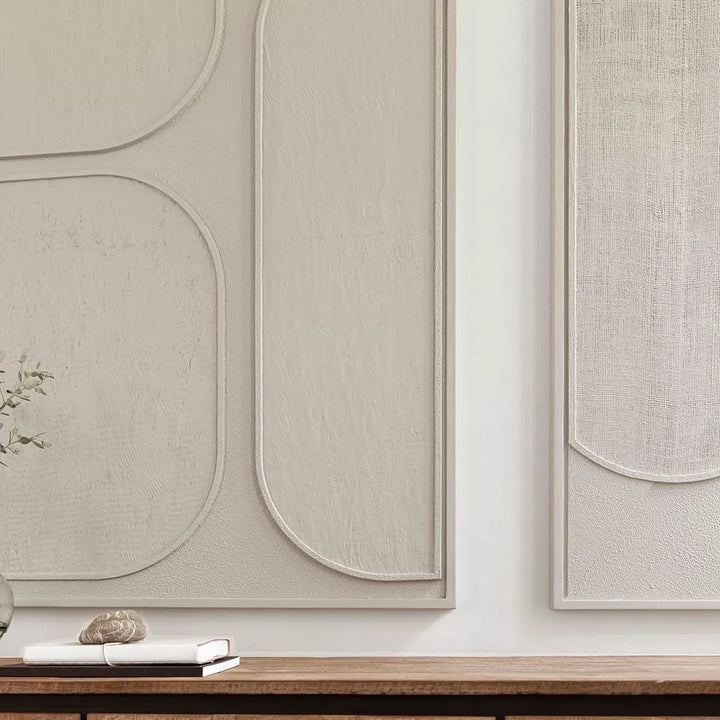 Lorcan Wall Art - Cream