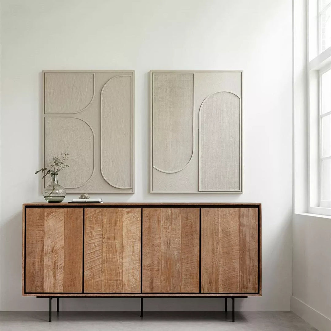 Lorcan Wall Art - Cream