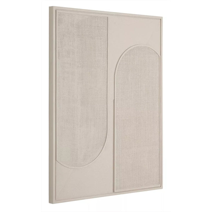 Elyn Jute Wall Art - Cream