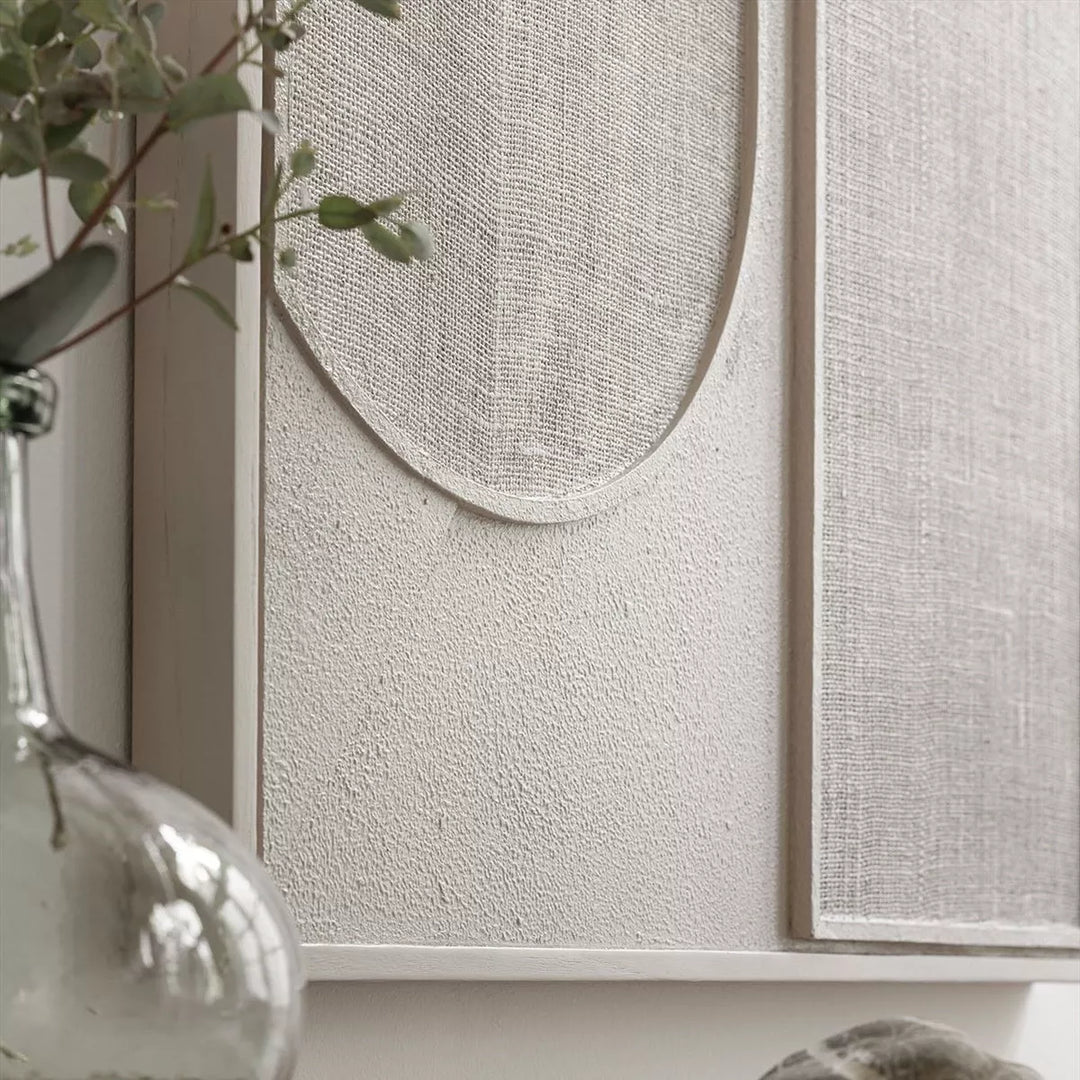Elyn Jute Wall Art - Cream