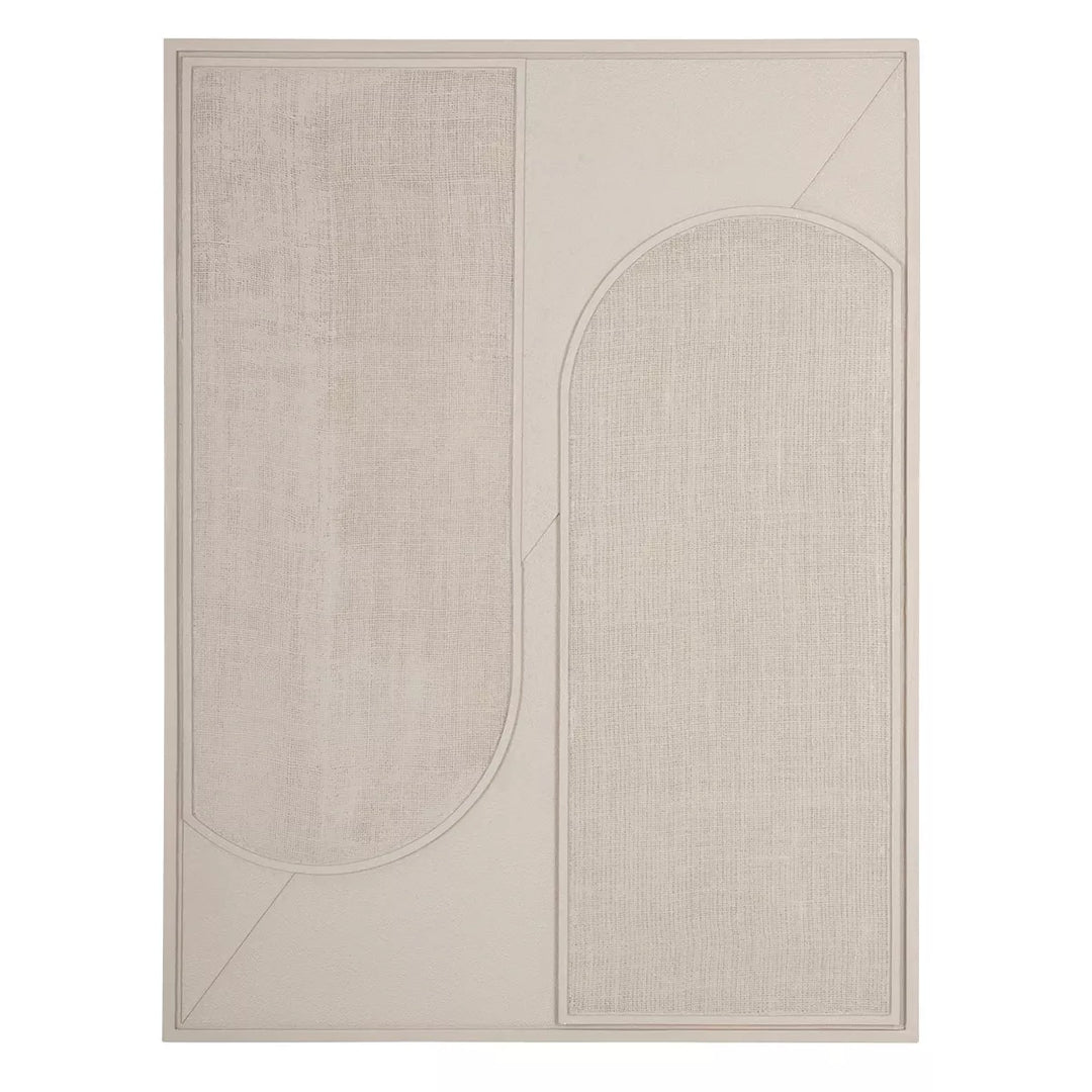 Elyn Jute Wall Art - Cream
