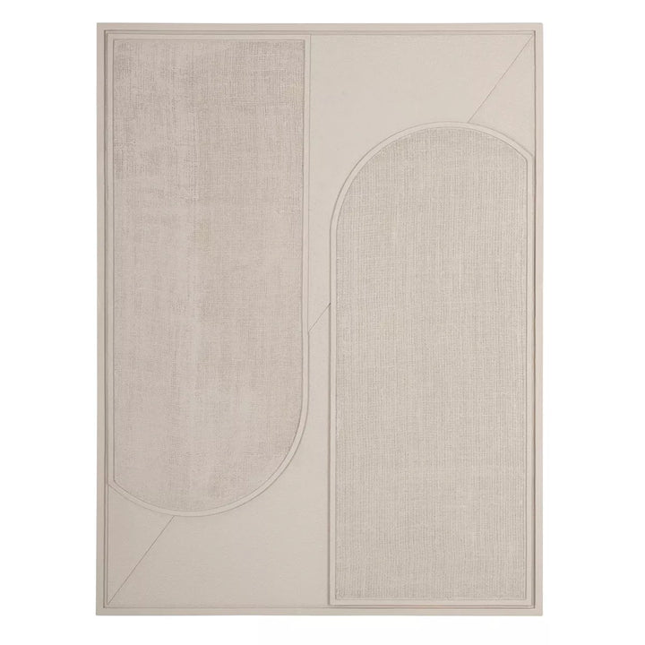 Elyn Jute Wall Art - Cream